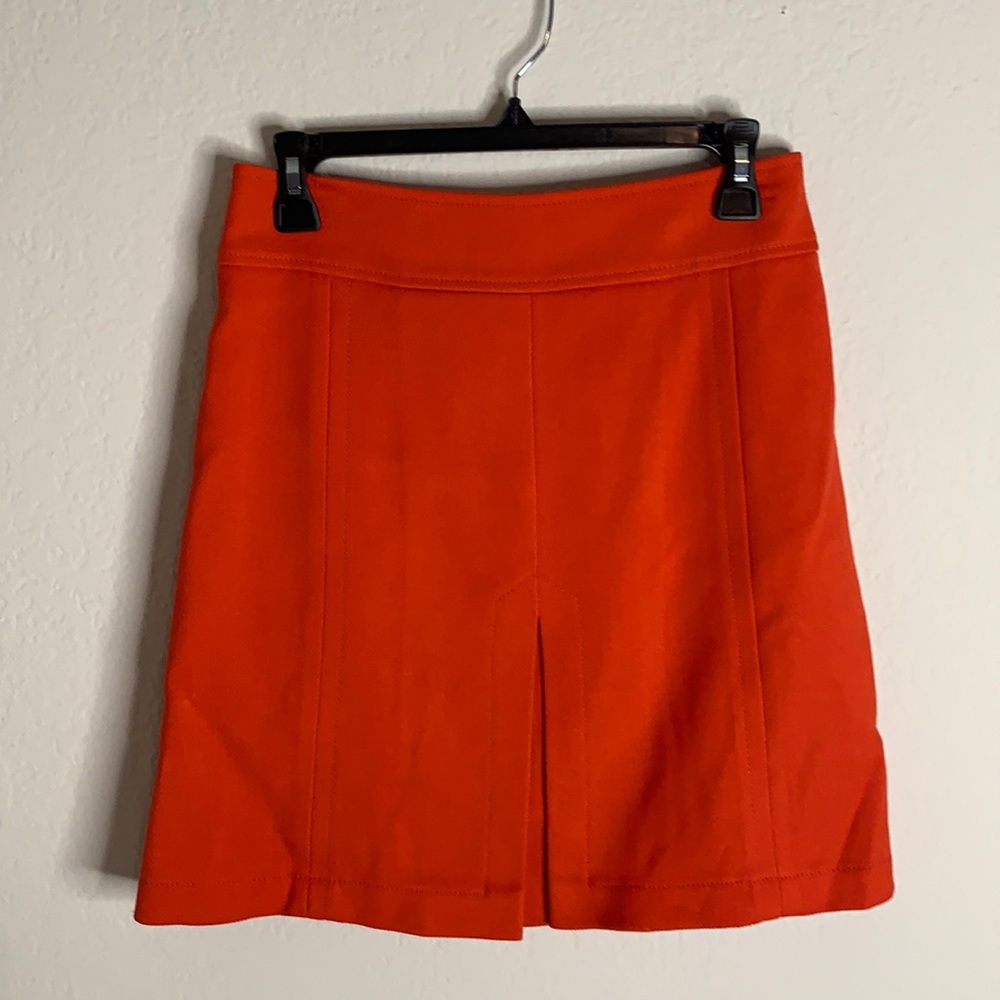 Orange Ann Taylor loft skirt